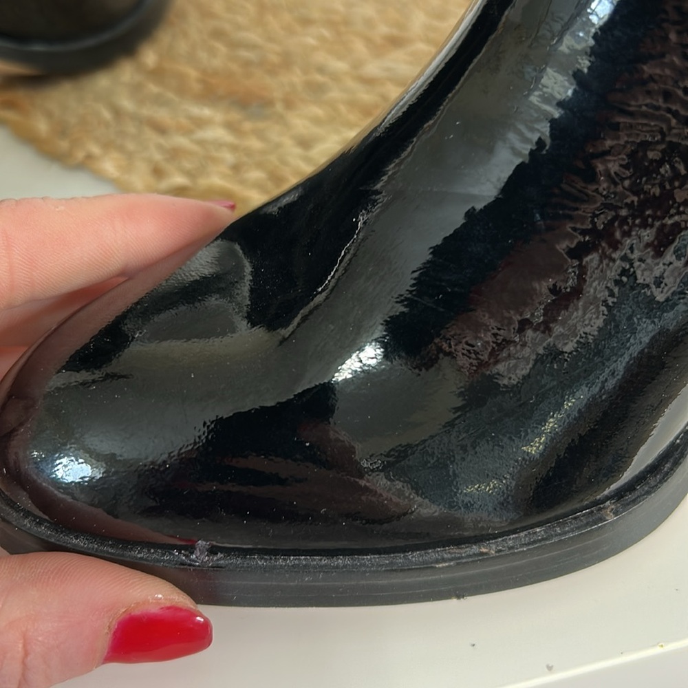 Splendid Patent Leather ankle booties-size 8-black - Picture 12 of 14